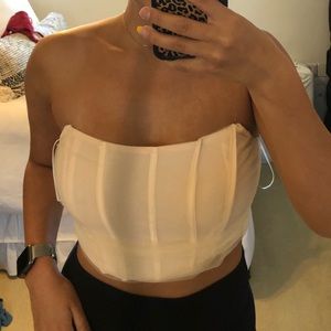 White Fox corset top